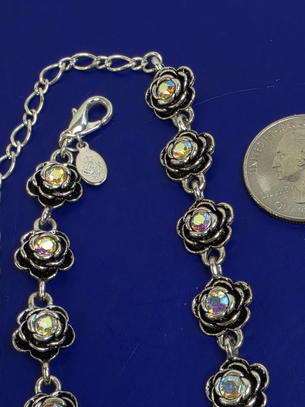 Premiere Designs Vintage Floral "Primrose" Necklace - Picture 4 of 7